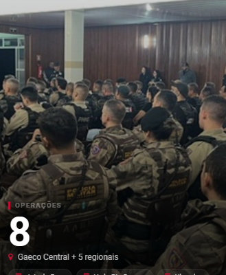 MPMG divulga balanço de operações contra o crime organizado com participação do Gaeco de Visconde do Rio Branco