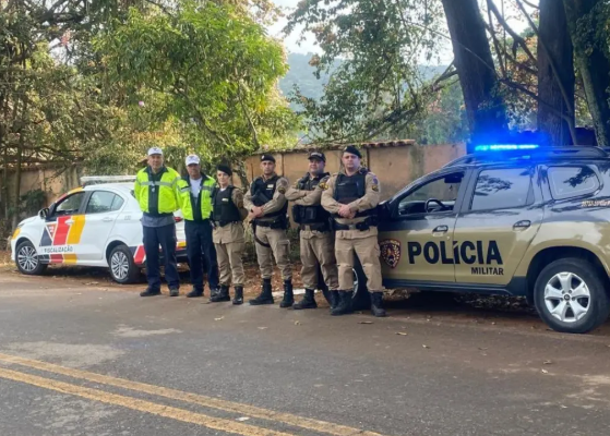Polícia Militar e DER-MG realizam operação de fiscalização em Viçosa contra transporte irregular de passageiros