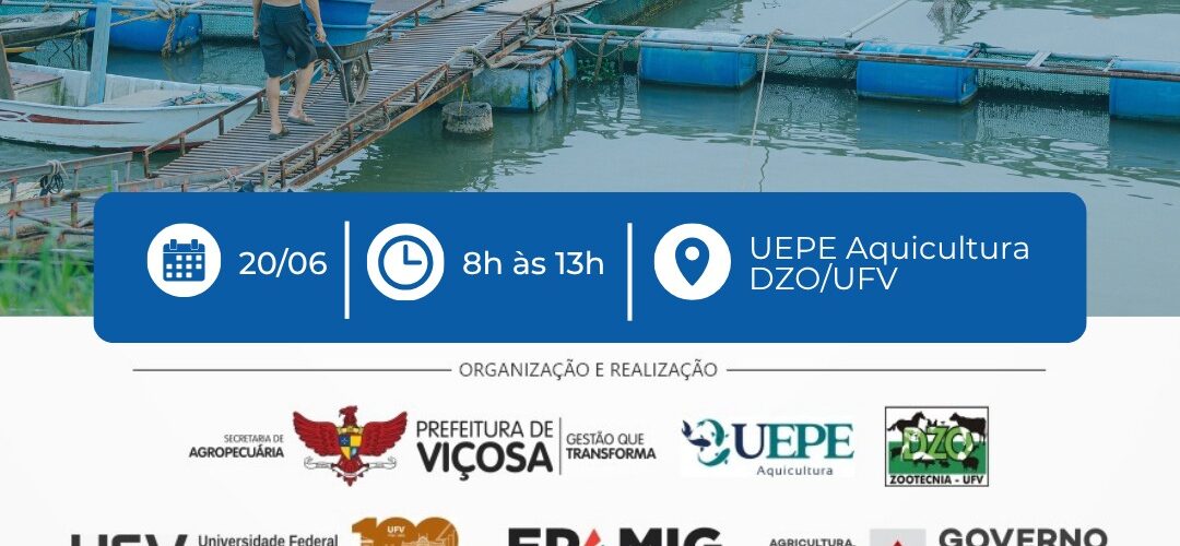 Prefeitura e UFV realizam dia de campo sobre piscicultura de pequena escala em Viçosa