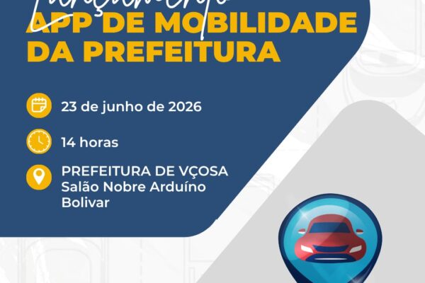 Prefeitura de Viçosa lança aplicativo municipal de mobilidade urbana no dia 23 de junho