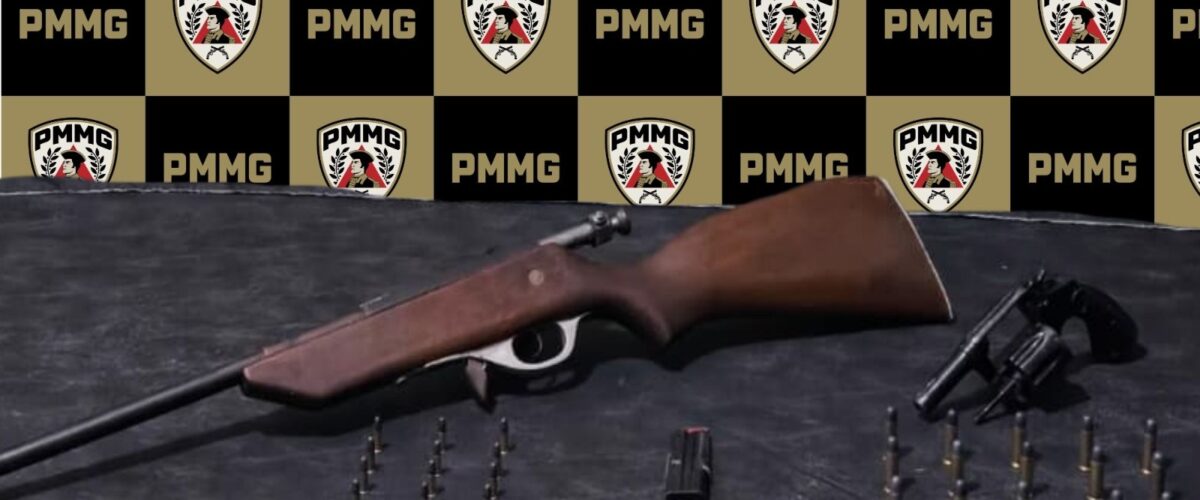 Operação Jericó resulta em apreensão de armas e prisão na zona rural de Visconde do Rio Branco