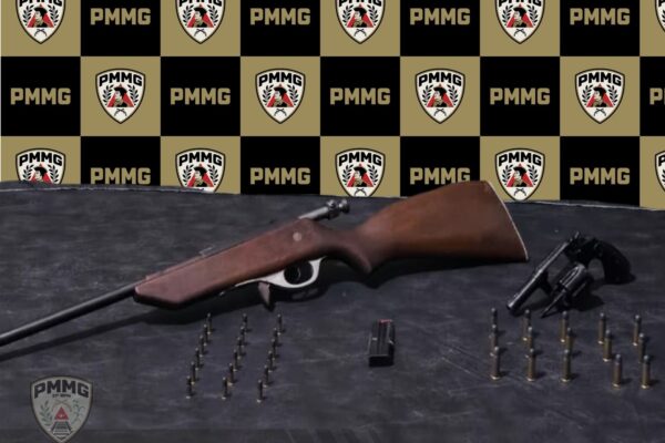 Operação Jericó resulta em apreensão de armas e prisão na zona rural de Visconde do Rio Branco