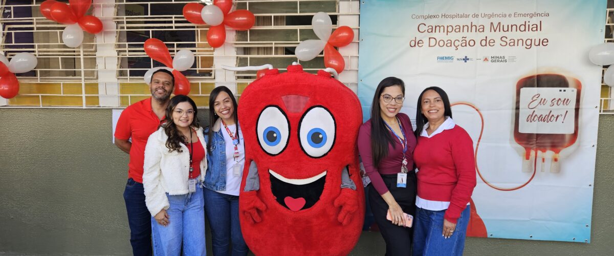 Fhemig comemora Dia Mundial do Doador de Sangue