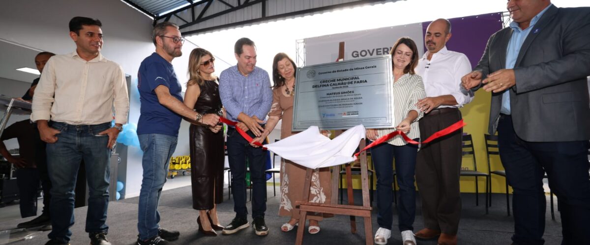 Governo de Minas amplia acesso à educação infantil com inauguração de creche em Ipanema