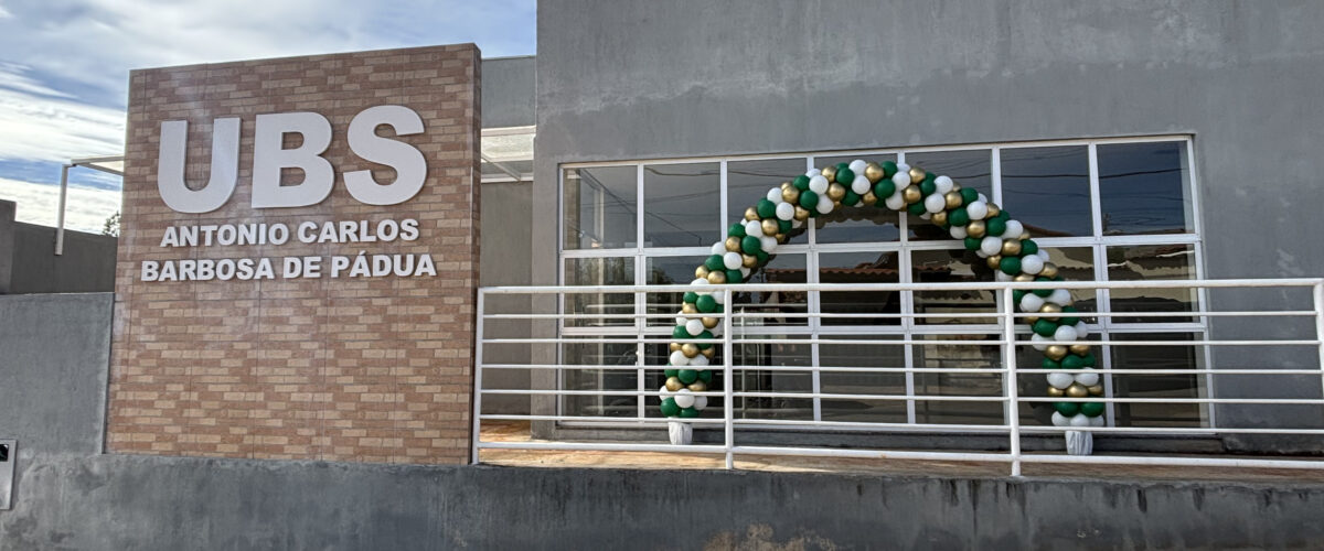 Governo de Minas entrega obras de Unidade Básica de Saúde em Cana Verde