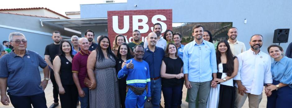 Governo de Minas vistoria obras finais de nova UBS em Capitão Andrade