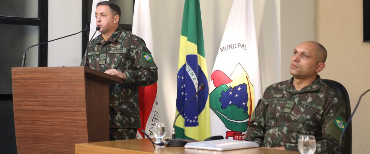 Tiro de Guerra apresenta projetos de capacitação e solicita melhorias em reunião da Câmara