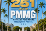 Ponte Nova realiza solenidade pelos 251 anos da Polícia Militar de Minas Gerais