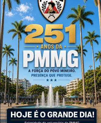 Ponte Nova realiza solenidade pelos 251 anos da Polícia Militar de Minas Gerais