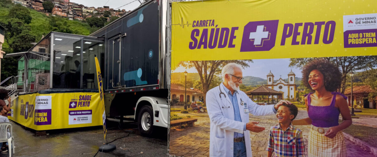 Santa Luzia recebe Carreta Saúde Mais Perto com consultas e exames especializados