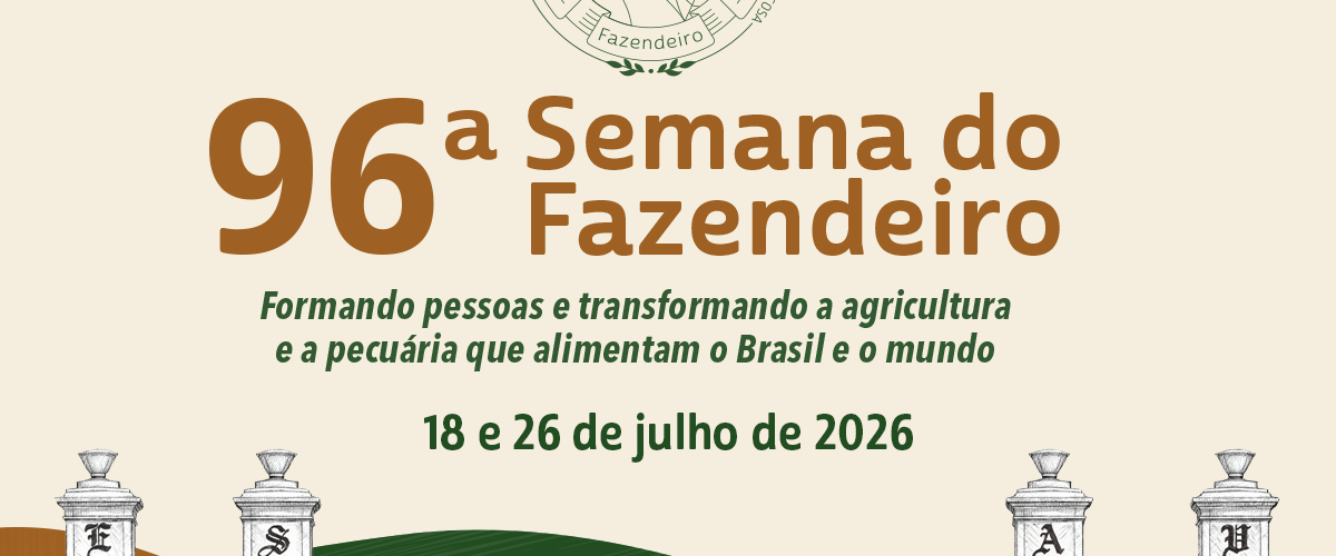 96ª Semana do Fazendeiro começa neste sábado com cursos, feiras e programação aberta ao público