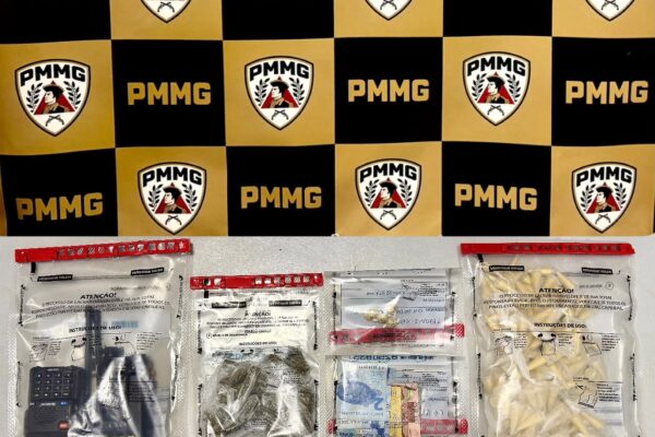 Polícia Militar prende dois homens por tráfico de drogas em Ubá