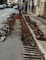 Prefeitura inicia obras de drenagem na parte baixa da rua Gomes Barbosa, em Viçosa