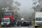 Acidente com múltiplos veículos deixa um morto na MG-482 entre Porto Firme e Piranga