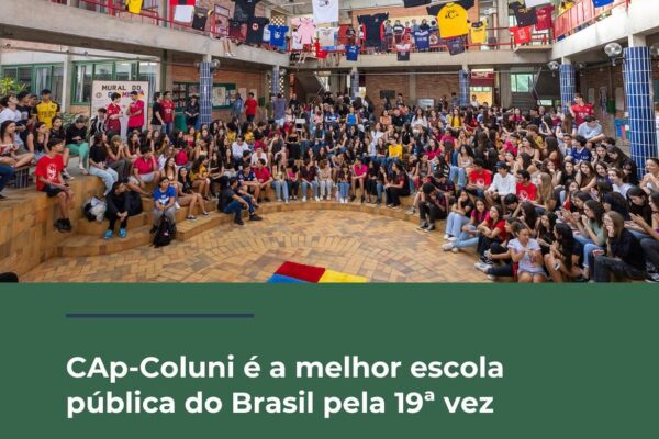 CAp-Coluni da UFV volta a liderar ranking nacional de escolas públicas no Enem 2025
