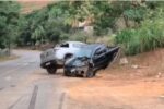Acidente entre dois veículos é registrado na MGC-120 entre Guidoval e Ubá