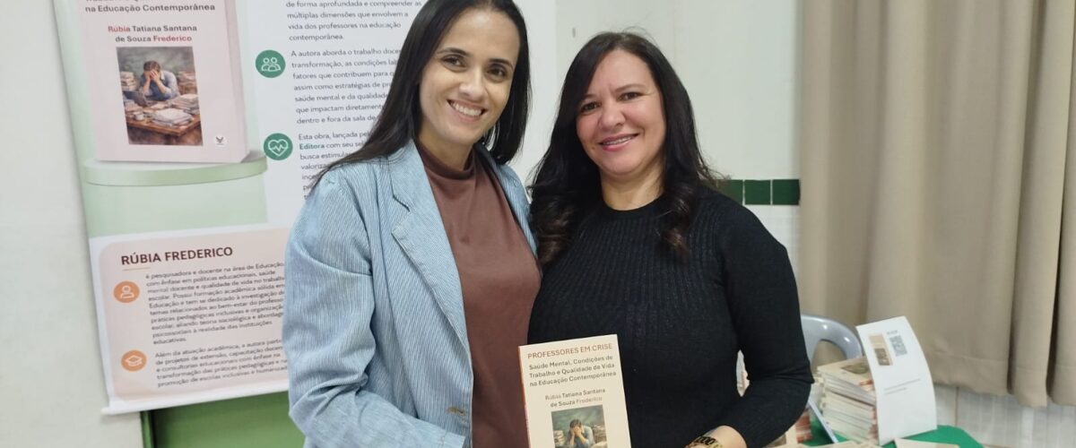 Livro sobre saúde mental de professores é lançado em Visconde do Rio Branco