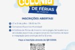 Prefeitura de Viçosa abre inscrições para Colônia de Férias de Inverno com 200 vagas gratuitas