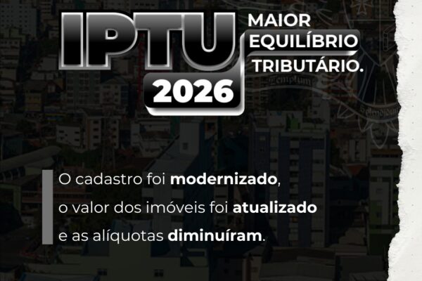 Viçosa atualiza cálculo do IPTU 2026 após auditoria do TCE-MG e revisão do cadastro imobiliário