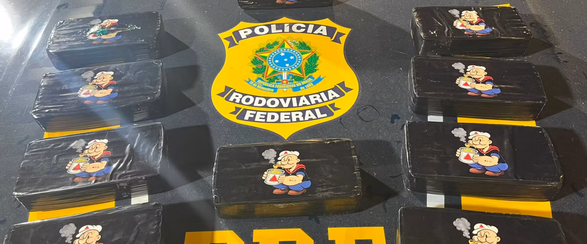 Rio Casca: casal é preso com 10,5 kg de pasta base de cocaína escondidos em carro na BR-262