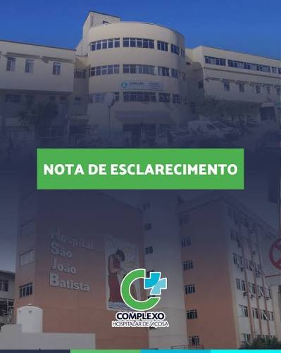 Hospital de Viçosa divulga nota após morte de paciente atendido na unidade São Sebastião/Centro