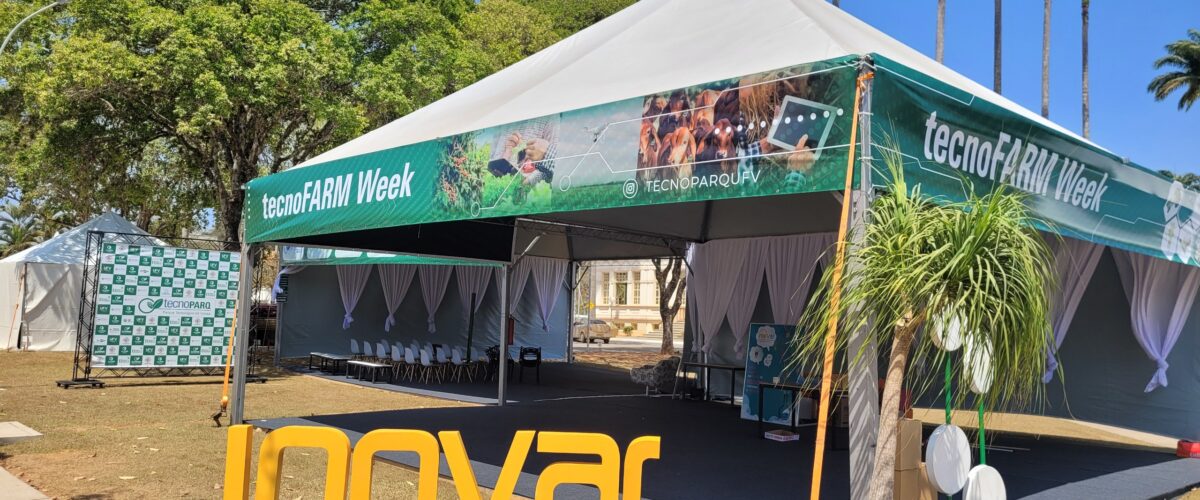 Tecnologia encontra o campo: tecnoPARQ leva startups, negócios e inovação à Semana do Fazendeiro