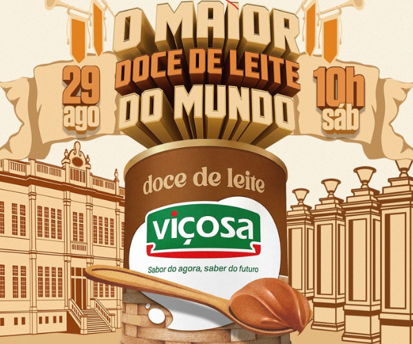 UFV e Funarbe divulgam detalhes da produção e da distribuição do maior doce de leite do mundo