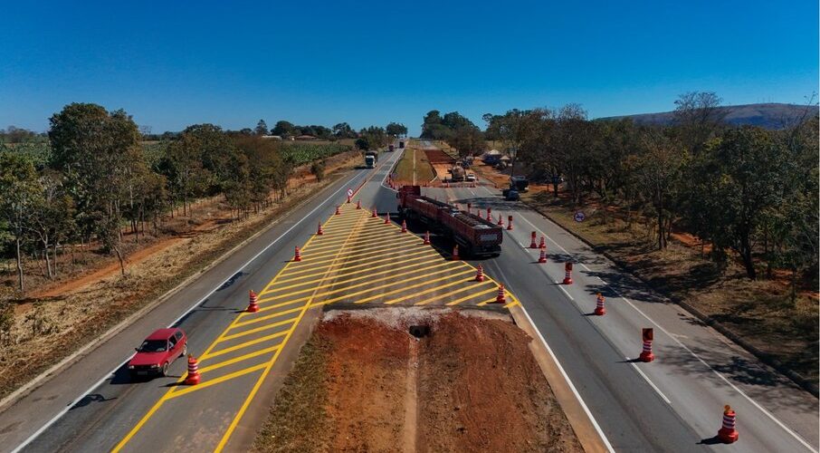Obras na BR-040 alteram tráfego entre Belo Horizonte e Juiz de Fora até sexta-feira