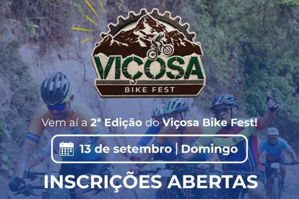 Viçosa Bike Fest 2026 abre inscrições para percursos de 30 e 50 quilômetros