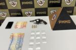 PM apreende adolescente com revólver e cocaína no bairro Padre Tiago