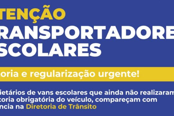 Proprietários de vans escolares devem realizar vistoria obrigatória em Viçosa