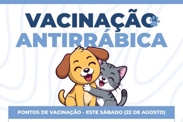 Vacinação antirrábica chega a 15 pontos de Viçosa neste sábado