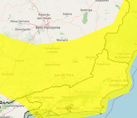 Viçosa e região entram em alerta para vendaval nesta quinta-feira