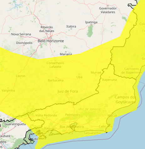 Viçosa e região entram em alerta para vendaval nesta quinta-feira