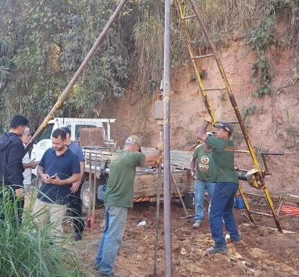 Prefeitura de Viçosa realiza sondagem para construção de nova ponte no bairro Nova Era