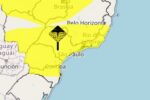 INMET emite alerta de tempestade para Viçosa e região nesta quinta-feira