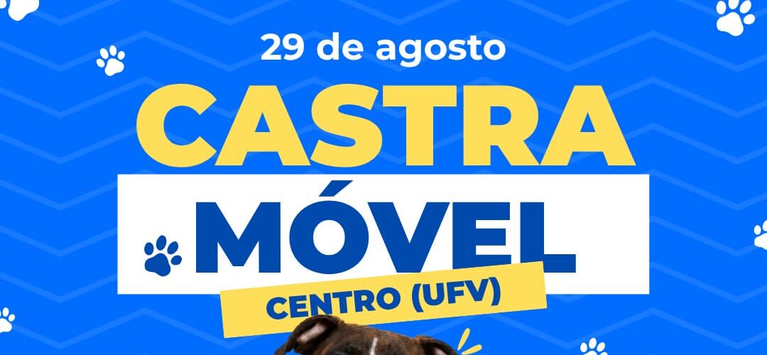 Castramóvel realiza atendimentos e vacinação antirrábica em Viçosa neste sábado