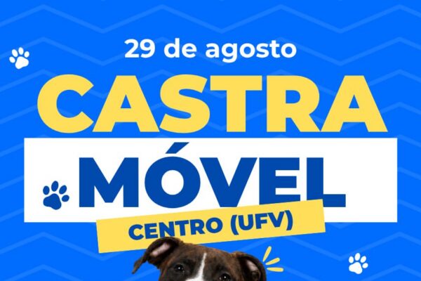 Castramóvel realiza atendimentos e vacinação antirrábica em Viçosa neste sábado
