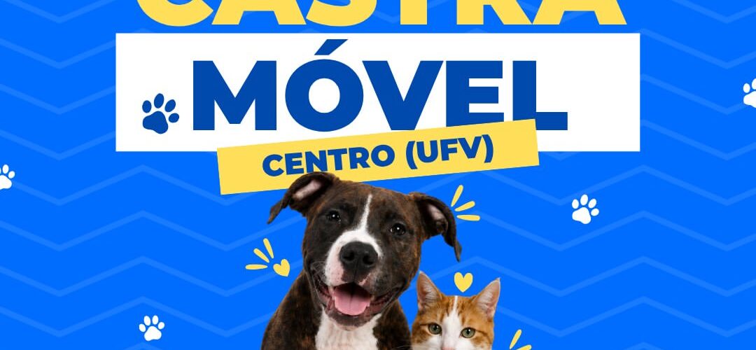 Castramóvel realiza atendimentos e vacinação antirrábica em Viçosa no dia 29 de agosto