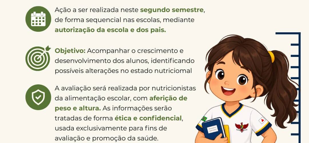 Avaliação nutricional será realizada em alunos da rede municipal de Viçosa