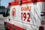 Homem sofre acidente de trabalho e é socorrido pelo SAMU em Viçosa