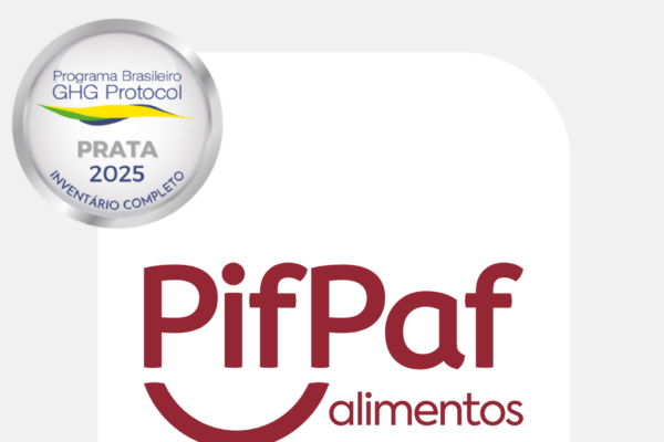 Pif Paf Alimentos conquista Selo Prata do Programa Brasileiro GHG Protocol