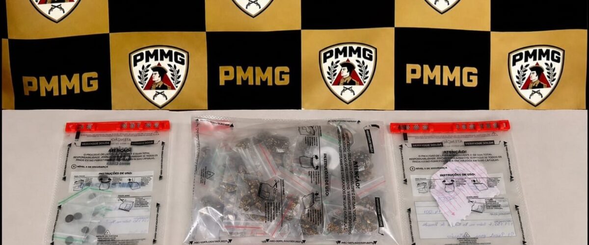 Homem é preso com mais de 160 porções de drogas após tentativa de fuga em Ubá