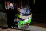 Acidente entre carro e ônibus deixa uma pessoa morta na BR-116, em Muriaé