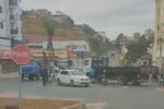 Colisão entre moto e caminhão deixa mulher ferida em Viçosa
