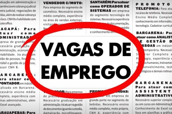 Sine divulga 204 vagas de emprego com oportunidades em diversas áreas