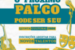 Quinta Cultural abre espaço para novos talentos de Viçosa e região