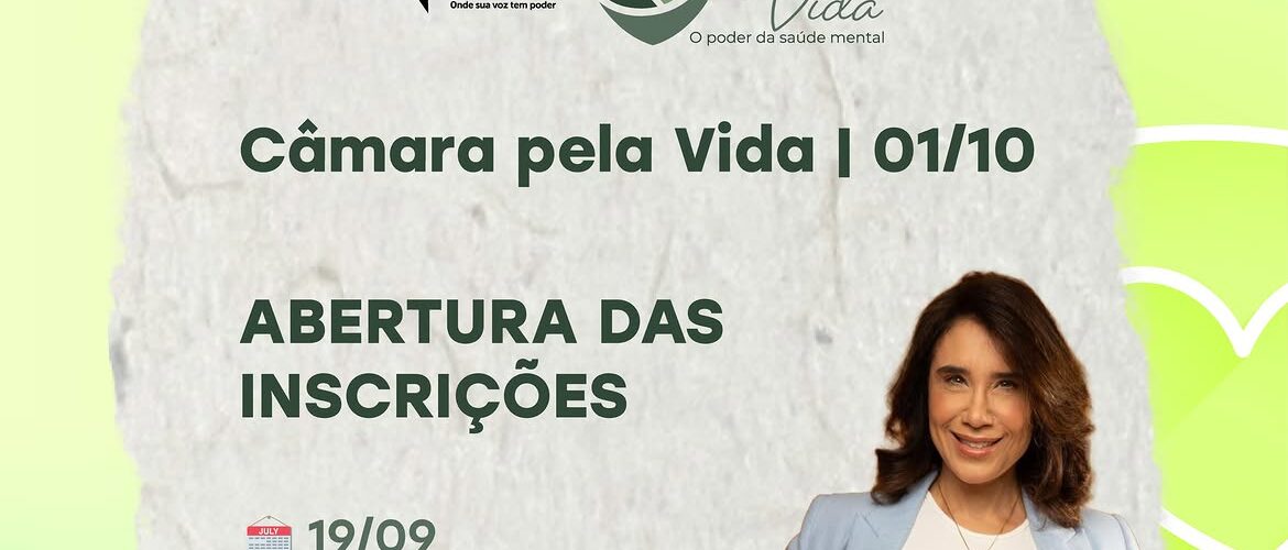 Câmara pela Vida terá duas noites de programação sobre saúde mental em Ponte Nova