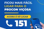 Procon Viçosa passa a atender pelo telefone 151