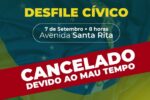 Desfile de 7 de Setembro é cancelado em Viçosa devido às condições climáticas